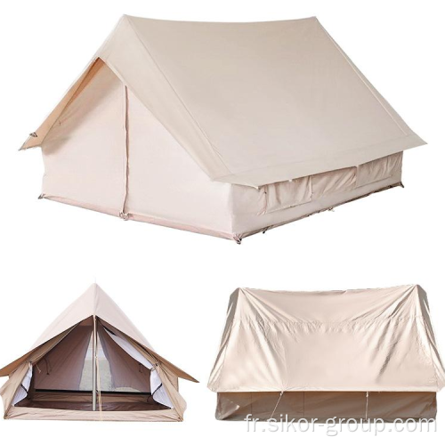 Camp Indian tente extérieure double camping hut tente épaississer la tente de camping en coton